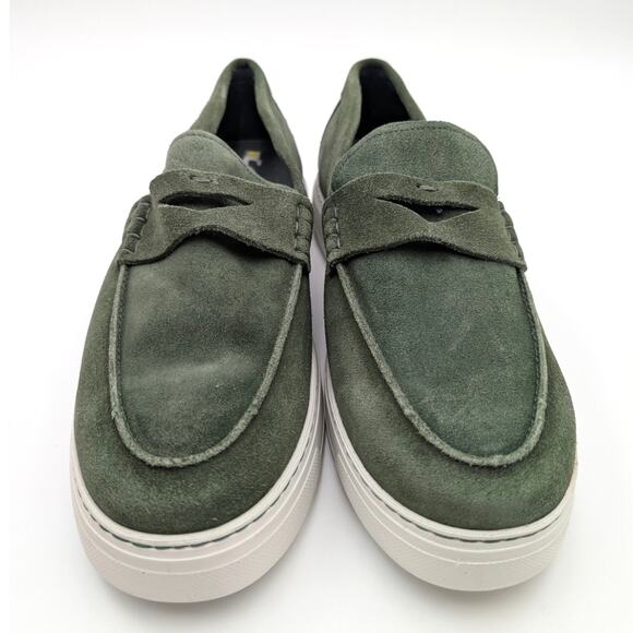Gernie NYC 22\'s Penny Leather Low Top Loafer Shoes Green Size US10.5 EU44 main image 10